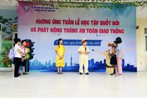 PHÁT ĐỘNG HƯỞNG ỨNG TUẦN LỄ HỌC TẬP SUỐT ĐỜI VÀ THÁNG AN TOÀN GIAO THÔNG