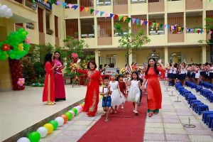 Cảm xúc buổi chào đón học sinh Lớp 1 – Ngày 5/8/2018