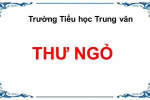 Thư ngỏ
