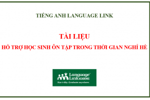 TÀI LIỆU TIẾNG ANH LANGUAGE LINK HỖ TRỢ HỌC SINH ÔN TẬP TRONG THỜI GIAN NGHỈ HÈ