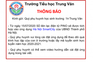 Hướng dẫn cài đặt ứng dụng Hà Nội SmartCity để theo dõi quá trình học tập của con ở trường hoặc lấy mã tham gia tuyển sinh trực tuyến năm học 2020-2021