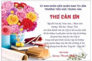 Thư cảm ơn