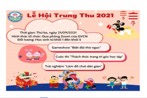TH Trung Văn thông báo: Lễ Hội Trung Thu 2021