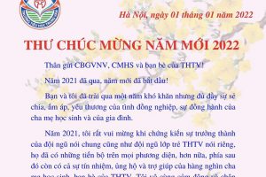 Thư chúc mừng năm mới của Hiệu trưởng trường TH Trung Văn