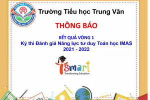 Kết quả vòng 1- Kỳ thi Đánh giá Năng lực tư duy Toán học IMAS 2021 – 2022