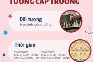 THTV – THÔNG BÁO: GIẢI CỜ VUA – CỜ TƯỚNG CẤP TRƯỜNG