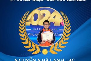 VINH DANH HỌC SINH ĐẠT GIẢI OLYMPIC TIẾNG ANH TRÊN INTERNET CẤP QUẬN NĂM HỌC 2023 – 2024