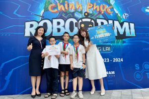TRƯỜNG TIỂU HỌC TRUNG VĂN ĐẠT GIẢI NHÌ CHINH PHỤC ROBOBIMI NĂM HỌC 2023-2024
