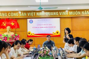 TIỂU HỌC TRUNG VĂN – TẬP HUẤN CHUYÊN MÔN SỬ DỤNG AI TRONG QUẢN LÍ VÀ DẠY HỌC CHO CÁN BỘ, GIÁO VIÊN, NHÂN VIÊN