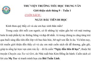 GIỚI THIỆU SÁCH TUẦN 1 THÁNG 9 NĂM 2025